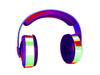 Wierd Purple Headphones Image